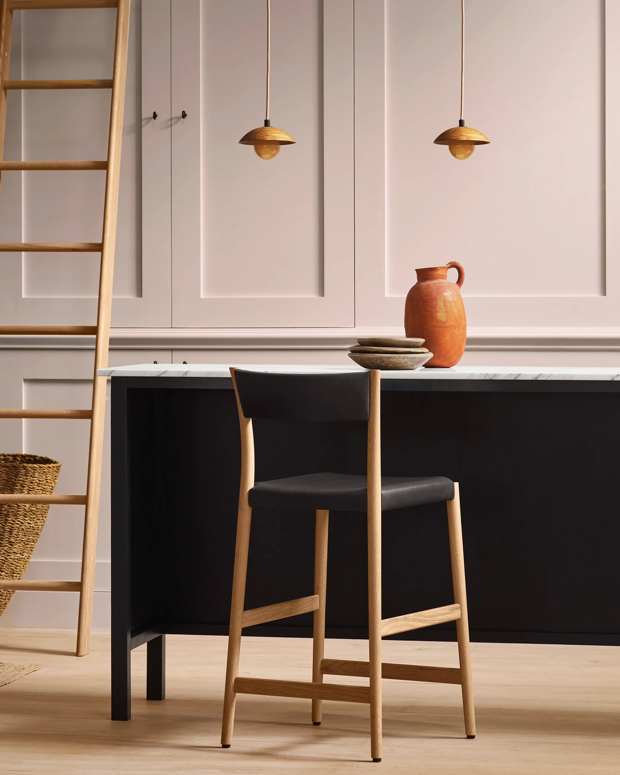 Avery counter stool upholstered - Image 3