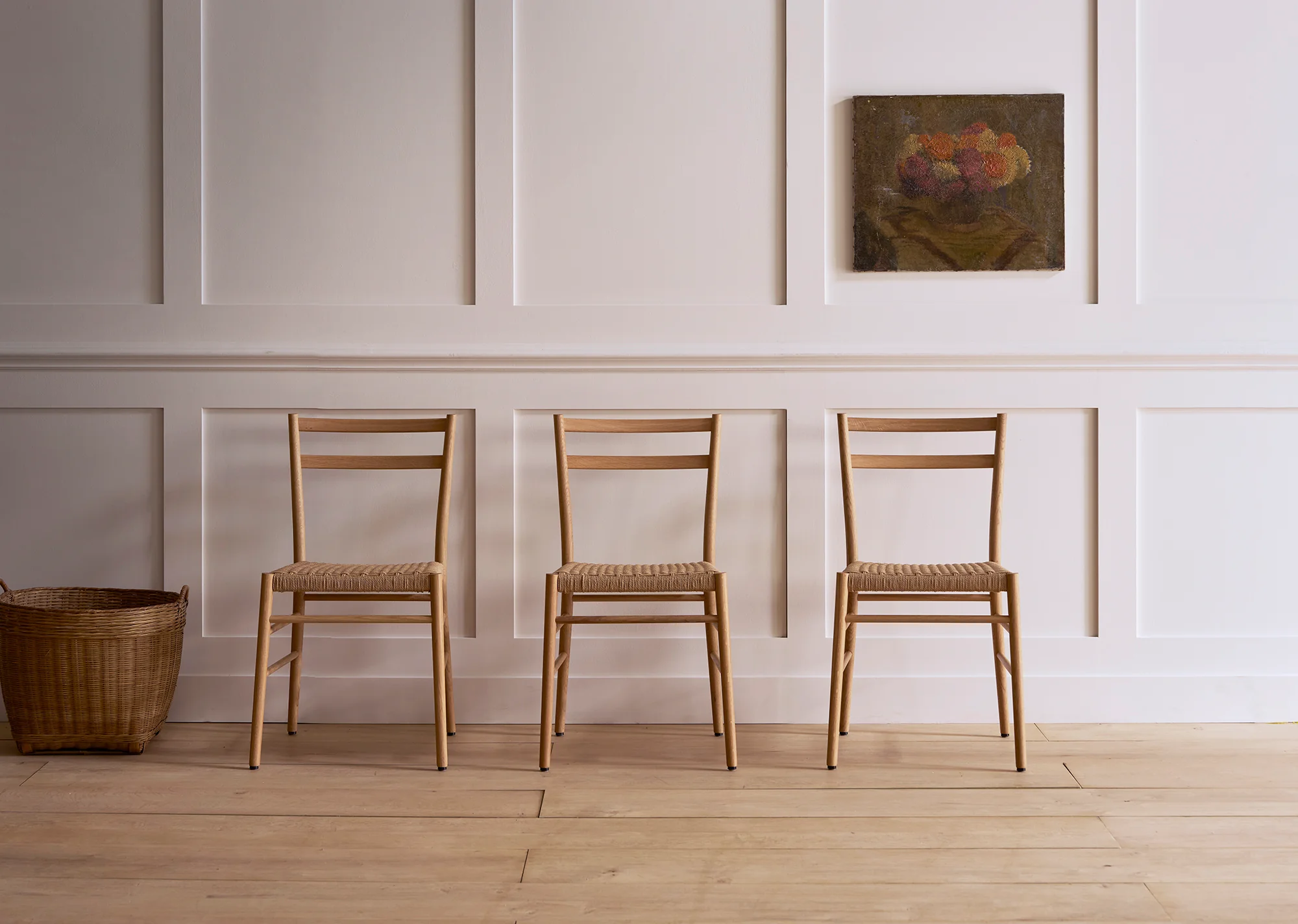 Avery woven dining chair - Image 3