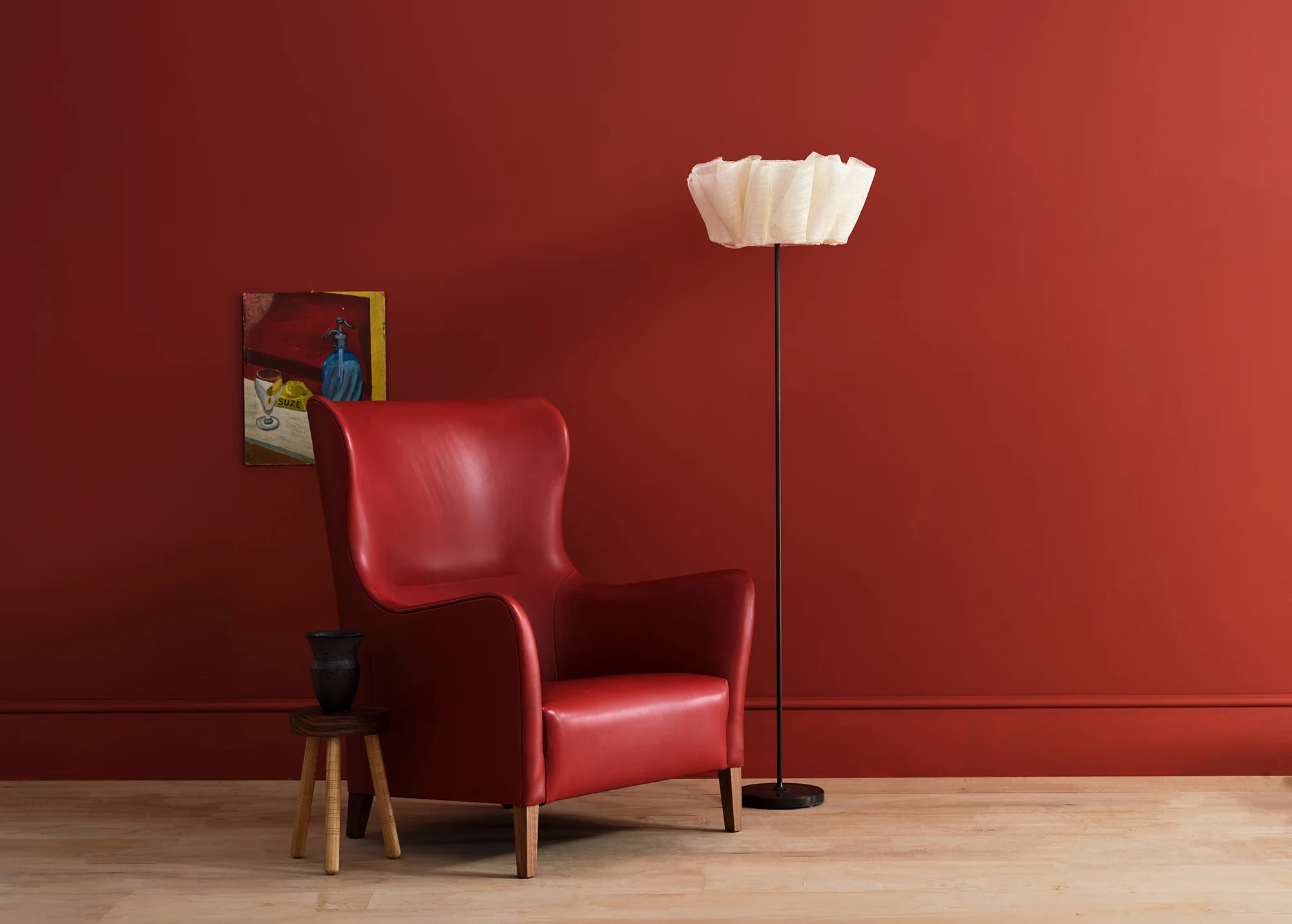 Brody wingback armchair - Image 5