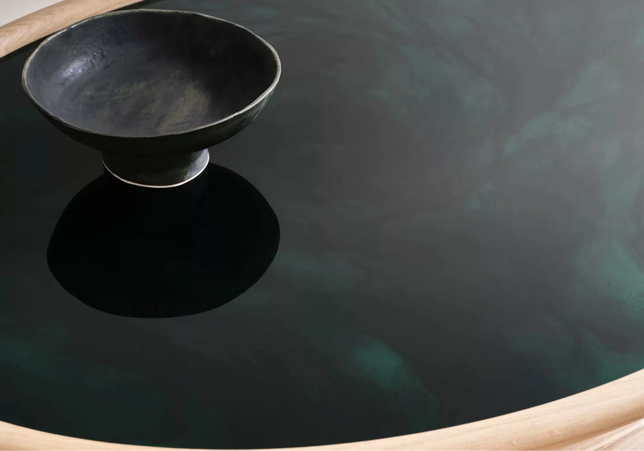 Landry coffee table circular moss - Image 4
