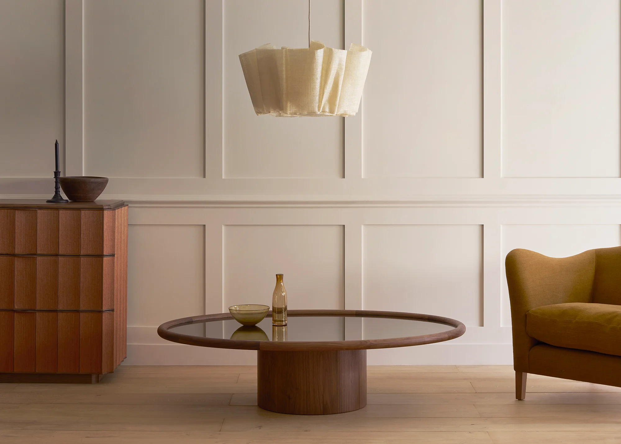 Landry coffee table elliptical bronze - Image 3