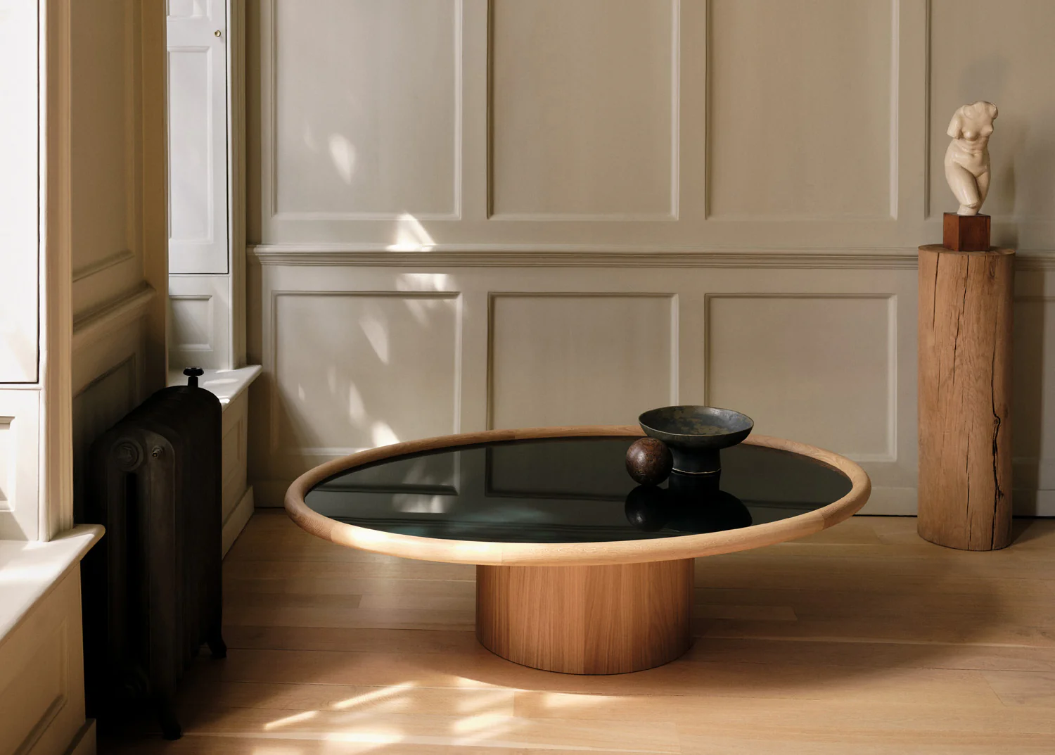 Landry coffee table elliptical moss - Image 3